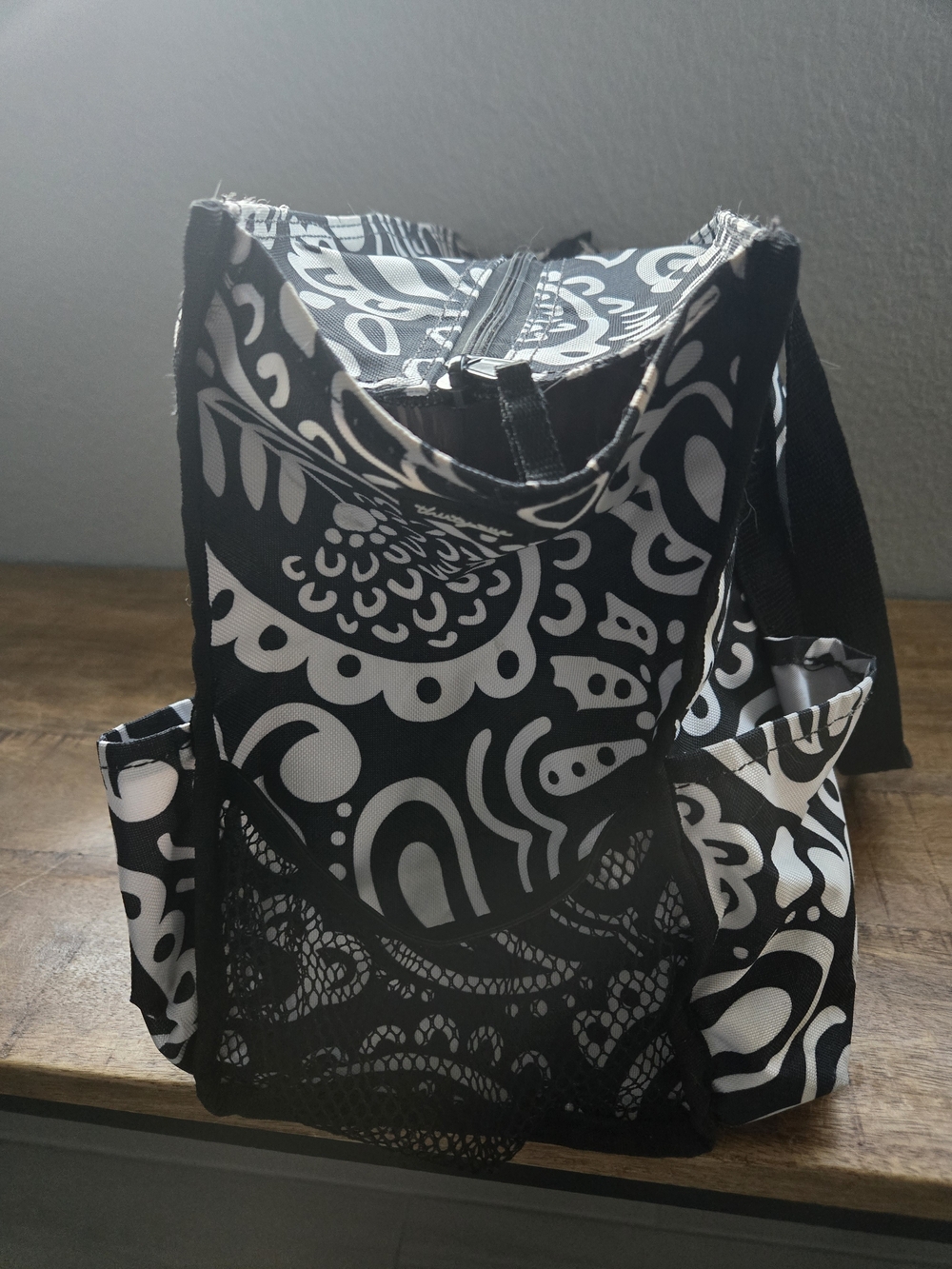 thirty-one Black & White Paisley Tote - Picture 3 of 4